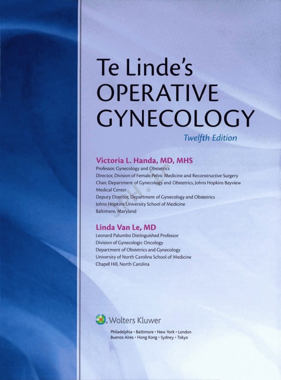 جراحی زنان و زایمان تلیند | Te Linde's Operative Gynecology 201 |