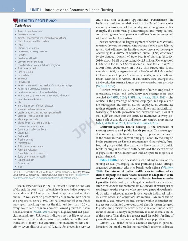 پرستاری سلامت جامعه ویراست هفتم | 2018 Community Public Health Nursing Promoting the Health of Populations