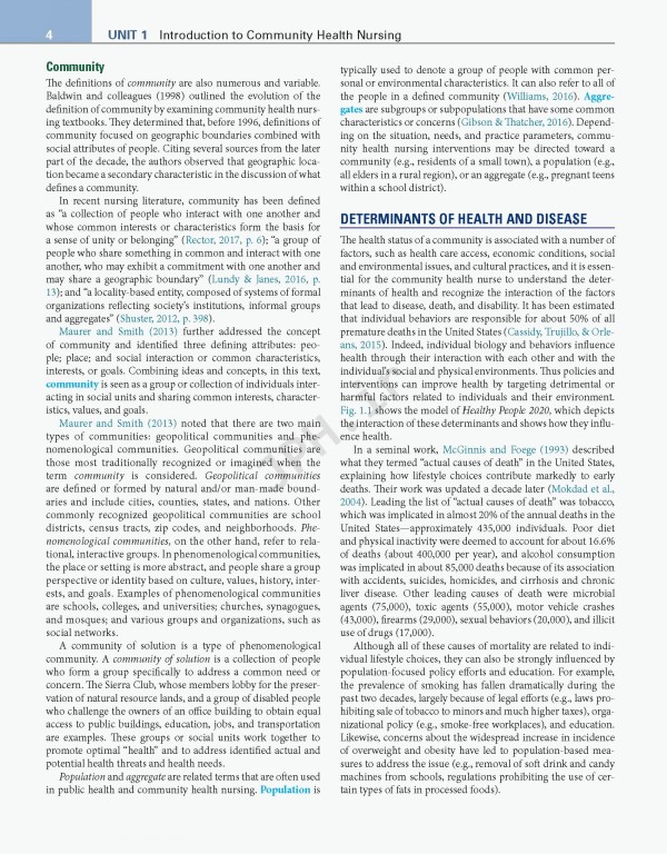 پرستاری سلامت جامعه ویراست هفتم | 2018 Community Public Health Nursing Promoting the Health of Populations