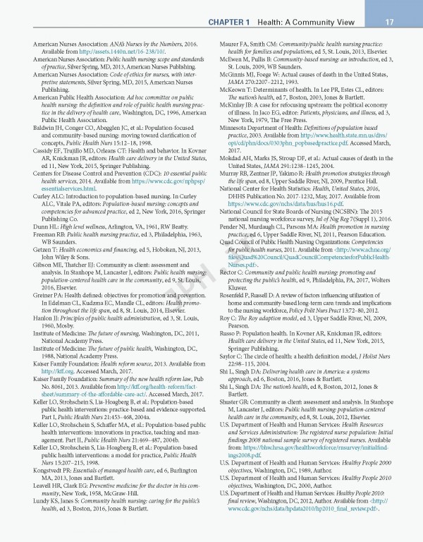 پرستاری سلامت جامعه ویراست هفتم | 2018 Community Public Health Nursing Promoting the Health of Populations