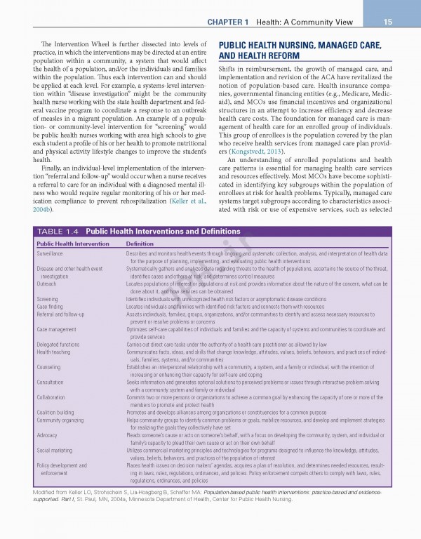 پرستاری سلامت جامعه ویراست هفتم | 2018 Community Public Health Nursing Promoting the Health of Populations