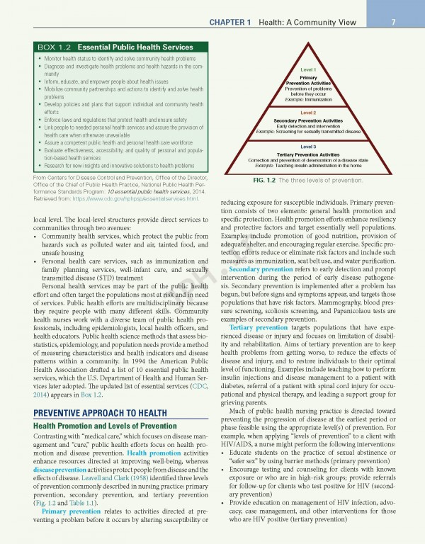 پرستاری سلامت جامعه ویراست هفتم | 2018 Community Public Health Nursing Promoting the Health of Populations