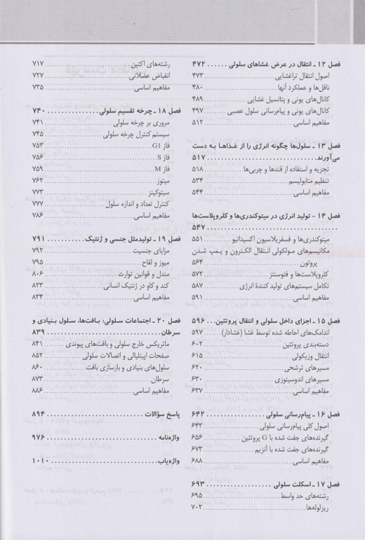 مبانی زیست‌شناسی سلولی آلبرتس 2019 اندیشه رفیع