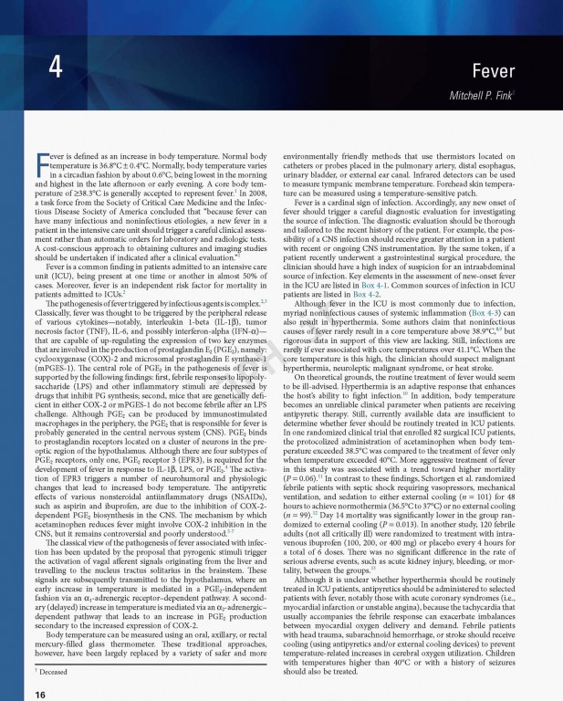 مراقبت‌های ویژه فینک | Textbook of Critical Care 2017