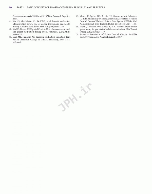 اصول و روش‌های دارودرمانی ویراست پنجم | Pharmacotherapy Principles & Practice 2019