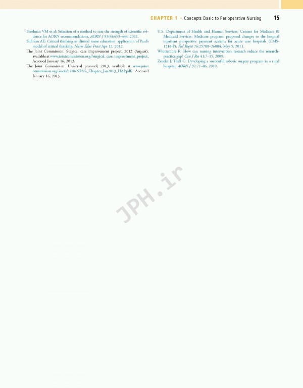 Alexander's Care of the Patient in Surgery 15 Edition | مراقبت از بیمار در جراحی الکساندر 2015