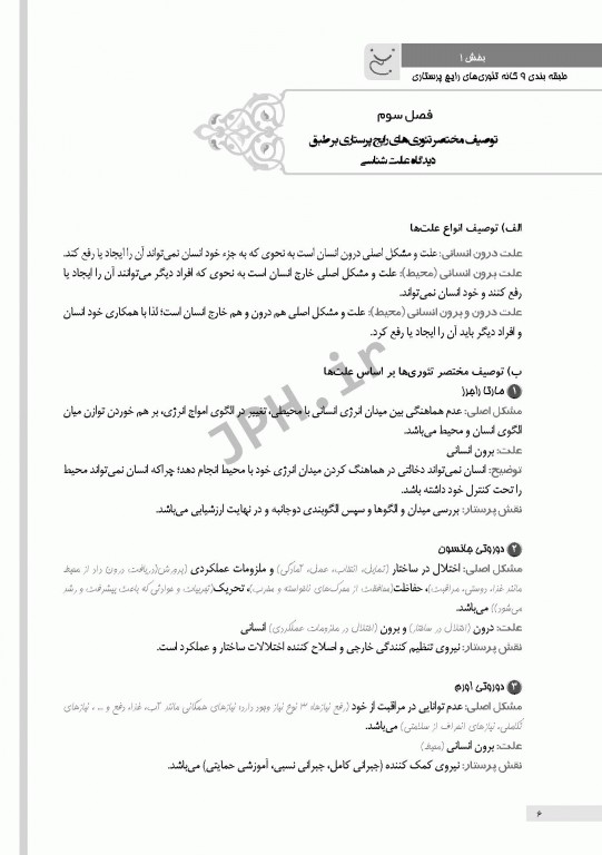 کالبدشکافی حرفه‌ای تئوری‌های پرستاری یکه فلاح و عظیمی