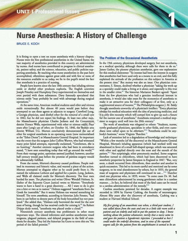 پرستار بیهوشی ویرایش ششم | Nurse Anesthesia 2018