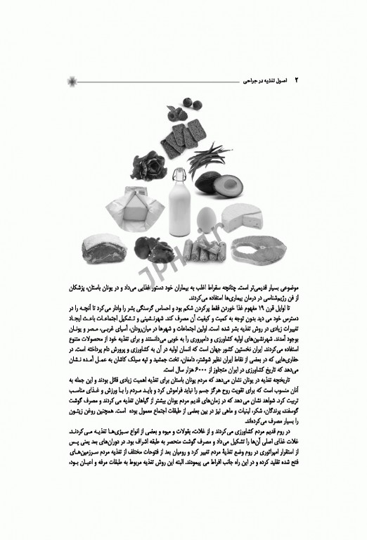 اصول تغذیه برای دانشجویان اتاق عمل در جراحی تالیف مصطفی روشن‌زاده