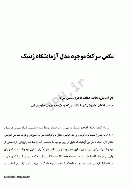 راهنمای آزمایشگاه ژنتیک کلاسیک و مولکولی دکتر خلج کندری