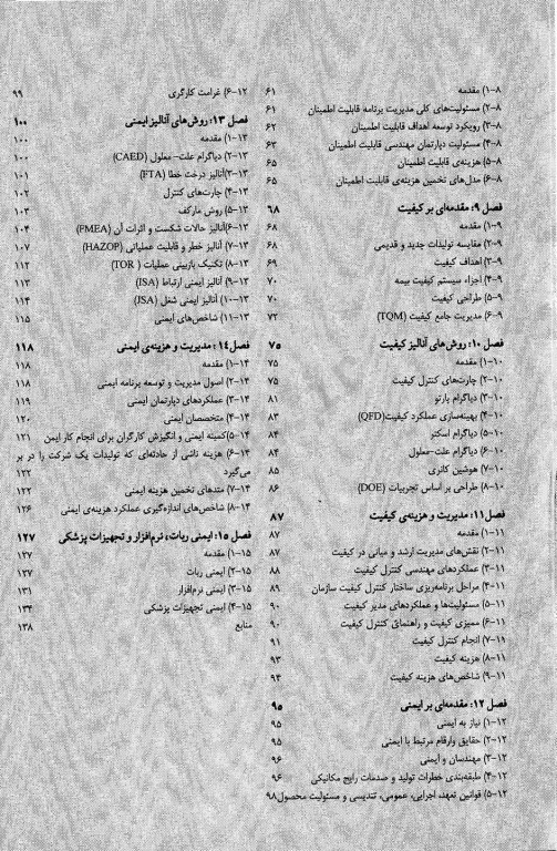قابلیت اطمینان کیفیت و ایمنی برای مهندسین