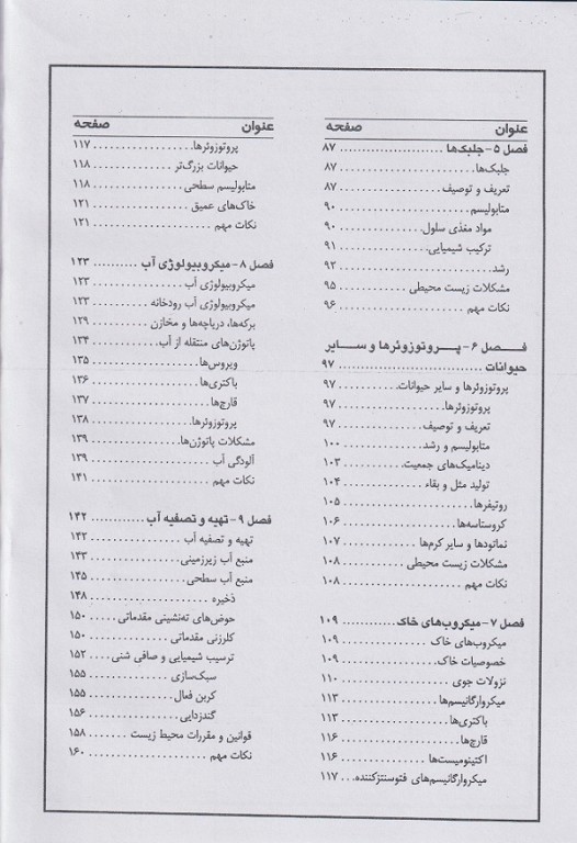 میکروبیولوژی بهداشت محیط نخجوانی و سینا دوبرادران جلد اول