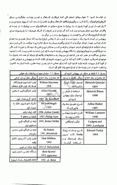 درسنامه بالینی بیهوشی برای هوشبری جلد اول