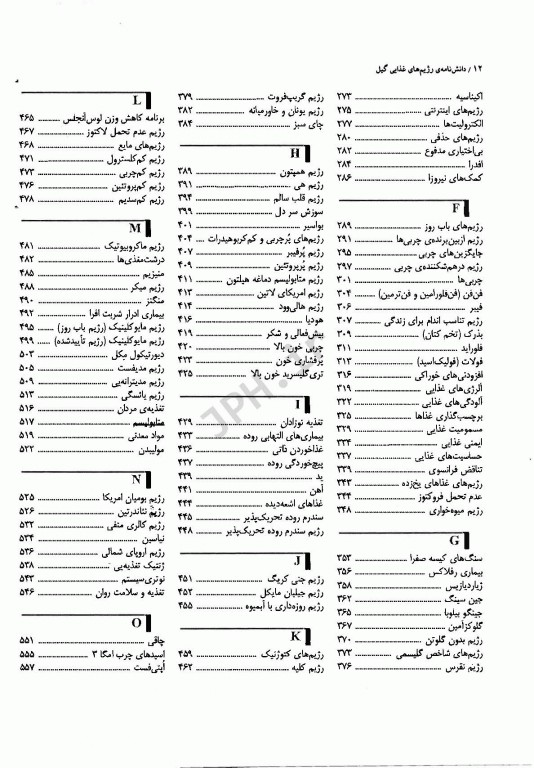 دانشنامه‌ی رژیم غذایی گیل راهنمای سلامت و تغذیه