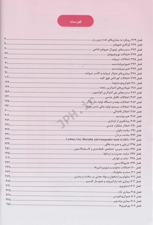 هاریسون در یک نگاه 2018 غدد درون ریز و متابولیسم