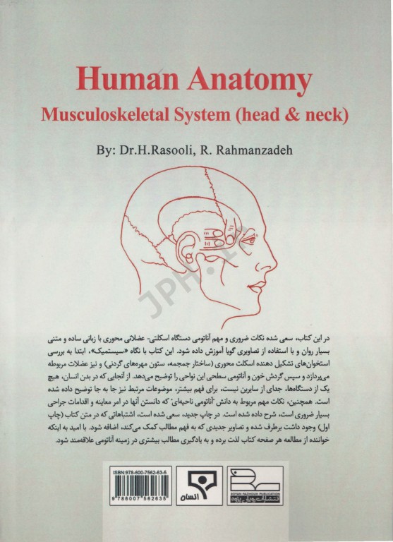 آناتومی انسانی دستگاه اسکلتی عضلانی محوری سر و گردن