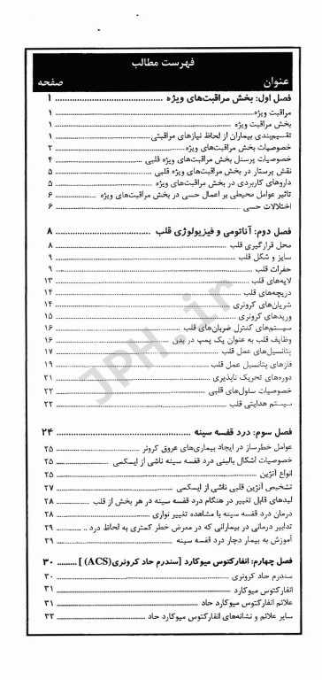 پرستاری CCU خواندن و تفسیر التروکاردیوگرام و فارماکوتراپی
