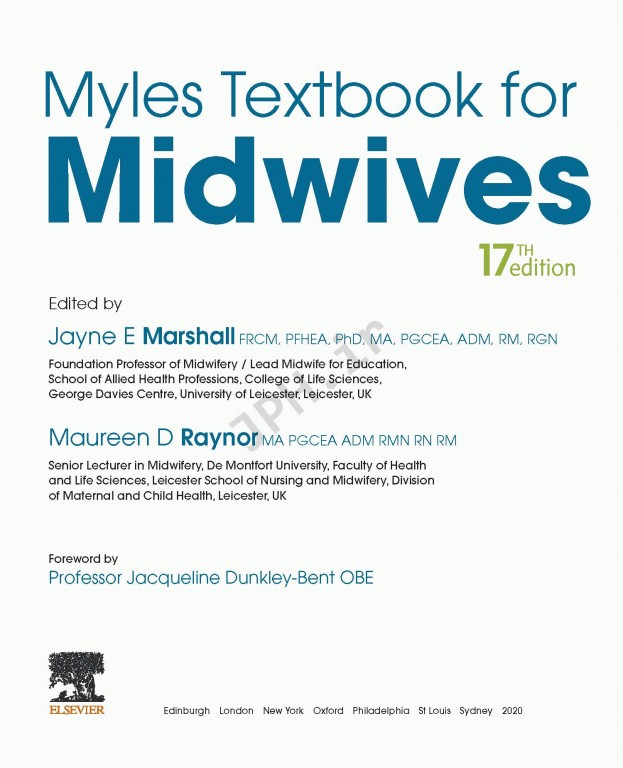 کتاب درسی مایلز برای ماماها ویراست هفدهم 2020 | Myles Textbook for Midwives