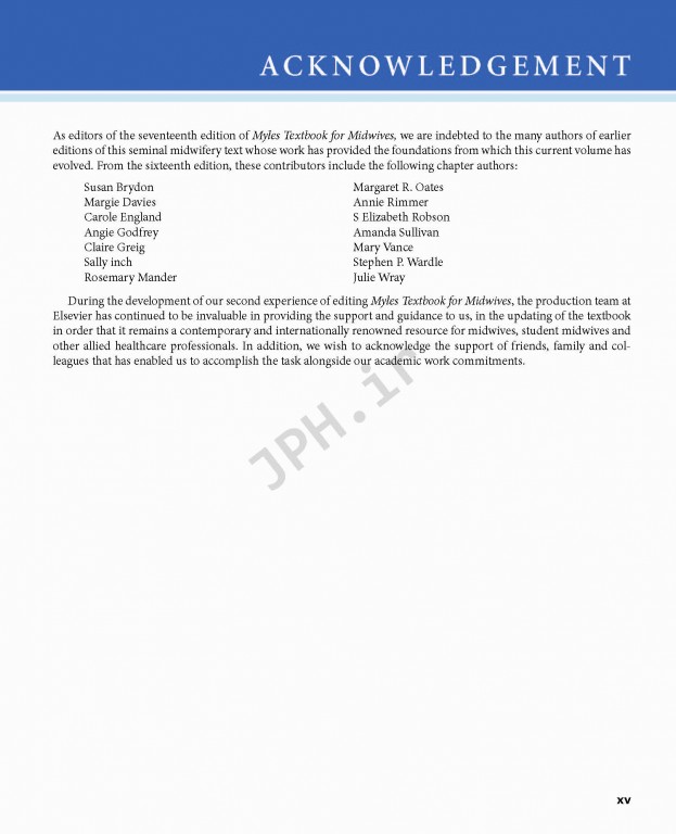 کتاب درسی مایلز برای ماماها ویراست هفدهم 2020 | Myles Textbook for Midwives