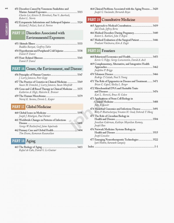 اصول طب داخلی هاریسون 2018 بسته 20 جلدی با صحافی سیمی | Harrisons Principles of Internal Medicine