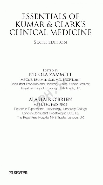 پزشکی بالینی کومار و کلارک | Essentials of Kumar and Clarks Clinical Medicine