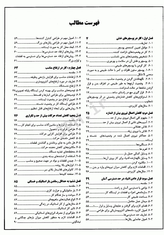 اصول ده گانه ارگونومی
