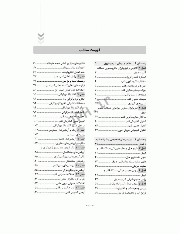 درسنامه مراقبت‌های ویژه قلب و عروق