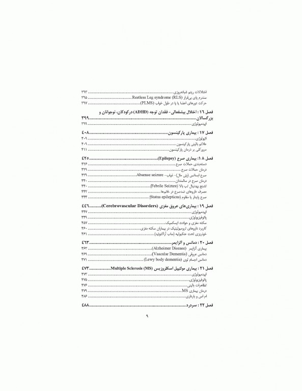 دارودرمانی بیماری‌های اعصاب و روان دکتر حسین خلیلی