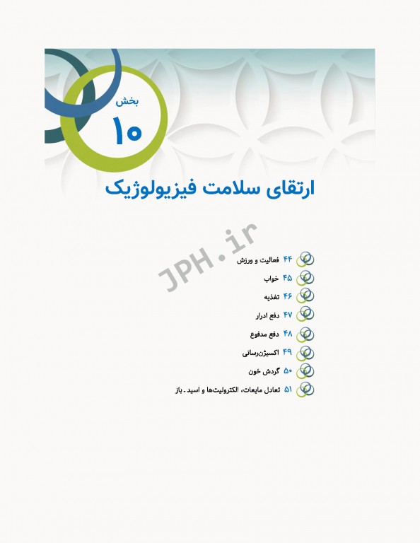 مبانی پرستاری کوزیر و ارب 2021 جلد10 ارتقاء سلامت فیزیولوژیک