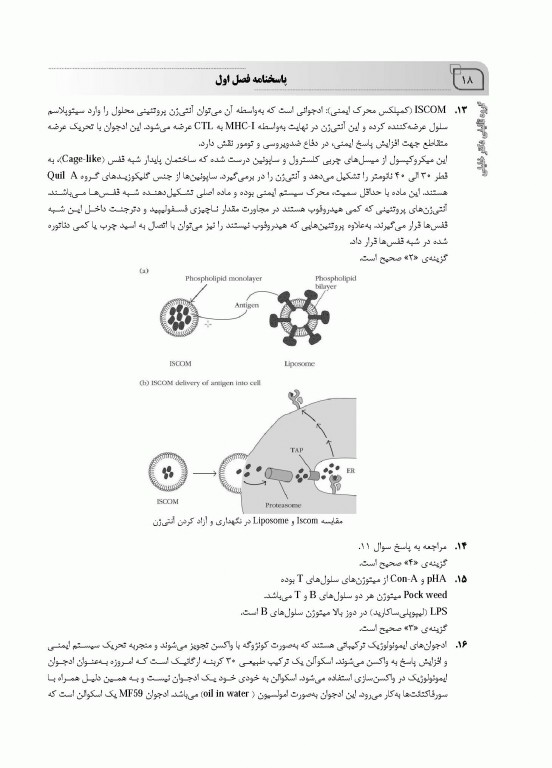 بانک سوالات AGK ایمنی‌شناسی