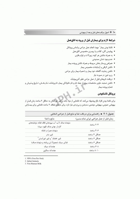 اصول مراقبت‌های پیشرفته قبل و بعد از بیهوشی