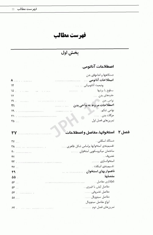 آناتومی استخوان و مفاصل با اصطلاحات آناتومی