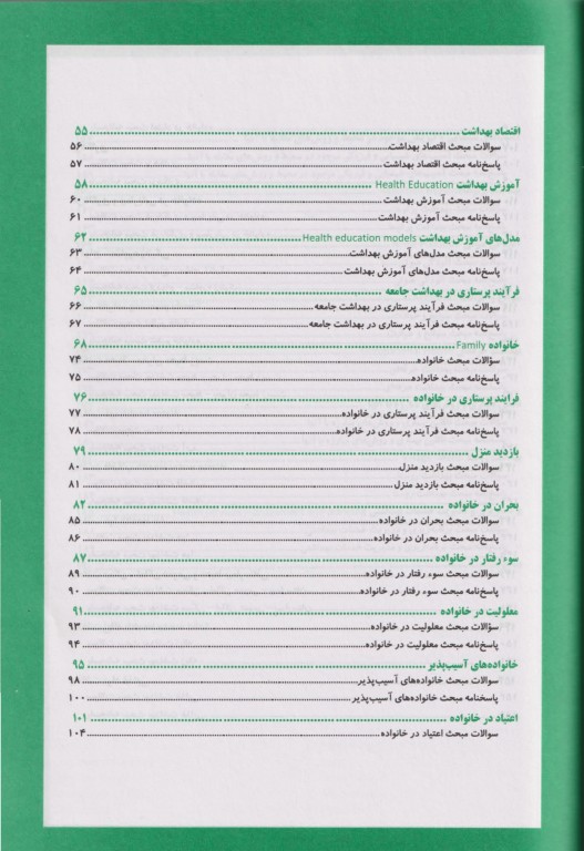 نکات برتر پرستاری NVP بهداشت جامعه