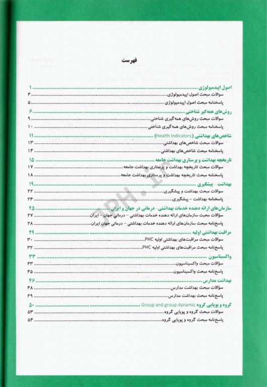 نکات برتر پرستاری NVP بهداشت جامعه