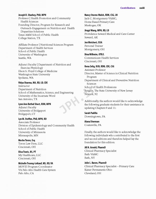 تغذیه برای بزرگسالان ویراست سوم 2020 | Nutrition for the Older Adult