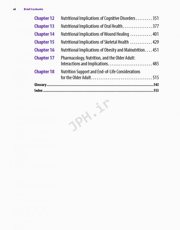 تغذیه برای بزرگسالان ویراست سوم 2020 | Nutrition for the Older Adult