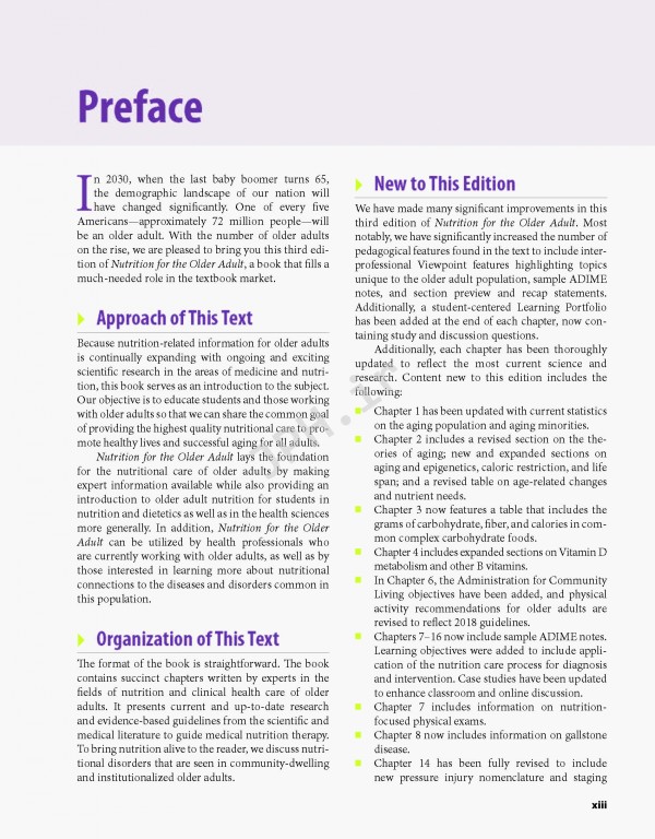 تغذیه برای بزرگسالان ویراست سوم 2020 | Nutrition for the Older Adult