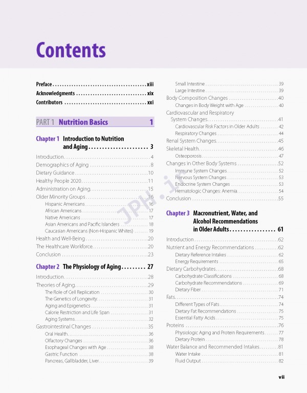 تغذیه برای بزرگسالان ویراست سوم 2020 | Nutrition for the Older Adult