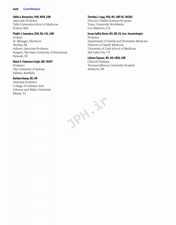 تغذیه برای بزرگسالان ویراست سوم 2020 | Nutrition for the Older Adult