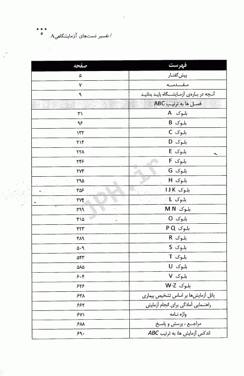 تتا راهنمای جامع تفسیر تست‌های آزمایشگاهی