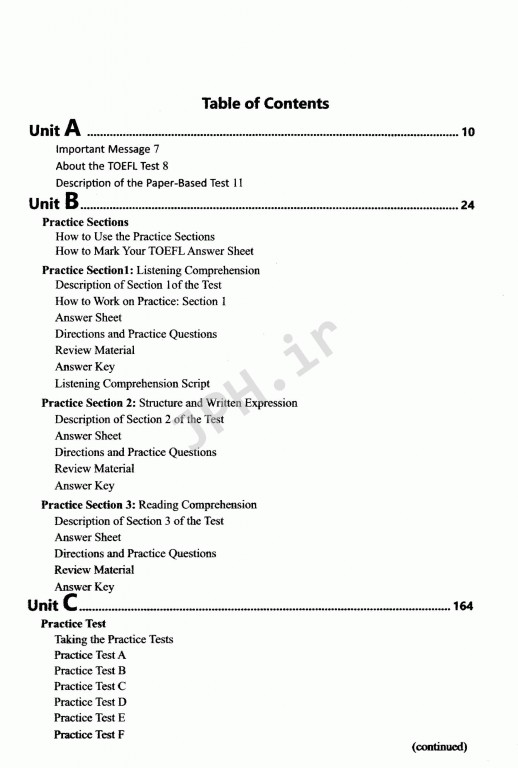 تست‌های آماده‌سازی تافل کیت همراه با راهنمای فارسی