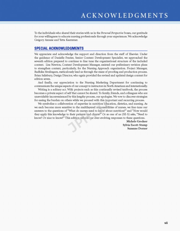 مبانی تغذیه‌ و کاربردهای بالینی: رویکرد پرستاری | Nutritional Foundations and Clinical Applications 2020