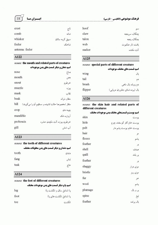 فرهنگ جیبی انگلیسی فارسی ایران ما
