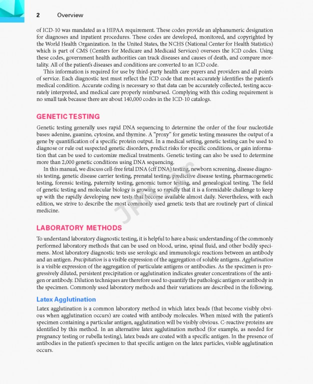 راهنمای تشخیص تست‌های آزمایشگاهی پاگانا 2022 | Mosby’s Manual of Diagnostic and Laboratory Tests
