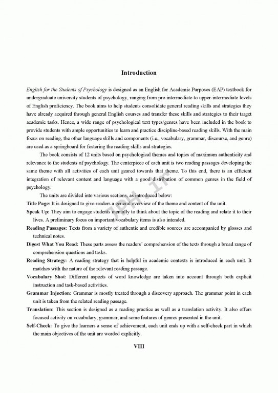 انگلیسی برای دانشجویان رشته روان‌شناسی | English for the Students of Psychology