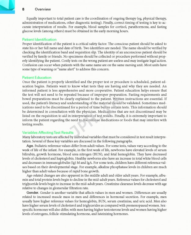 راهنمای تشخیص تست‌های آزمایشگاهی پاگانا 2022 | Mosby’s Manual of Diagnostic and Laboratory Tests