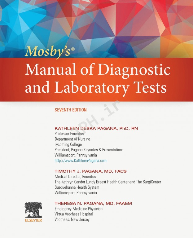 راهنمای تشخیص تست‌های آزمایشگاهی پاگانا 2022 | Mosby’s Manual of Diagnostic and Laboratory Tests