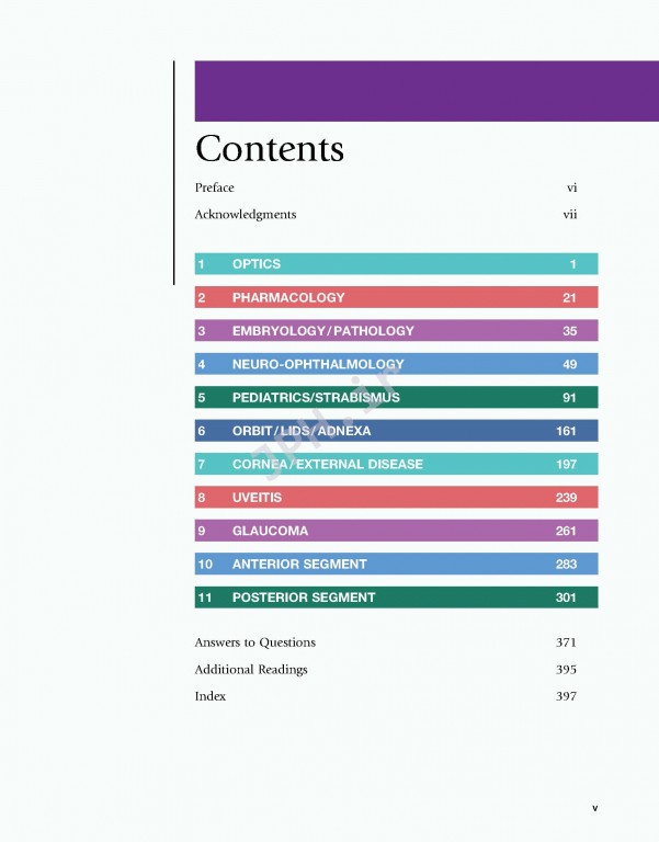 بررسی چشم پزشکی ویرایش سوم 2017 | Review of Ophthalmology