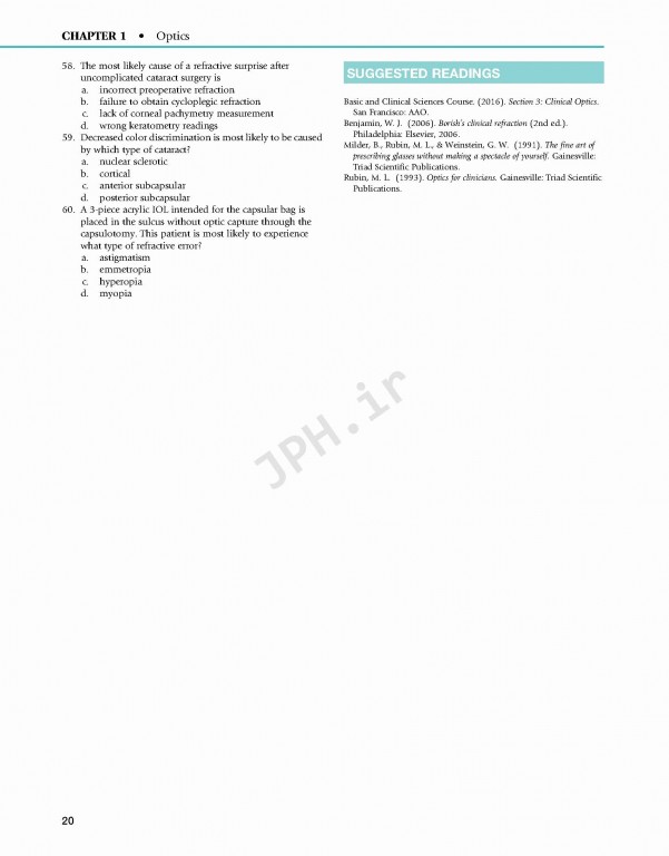بررسی چشم پزشکی ویرایش سوم 2017 | Review of Ophthalmology