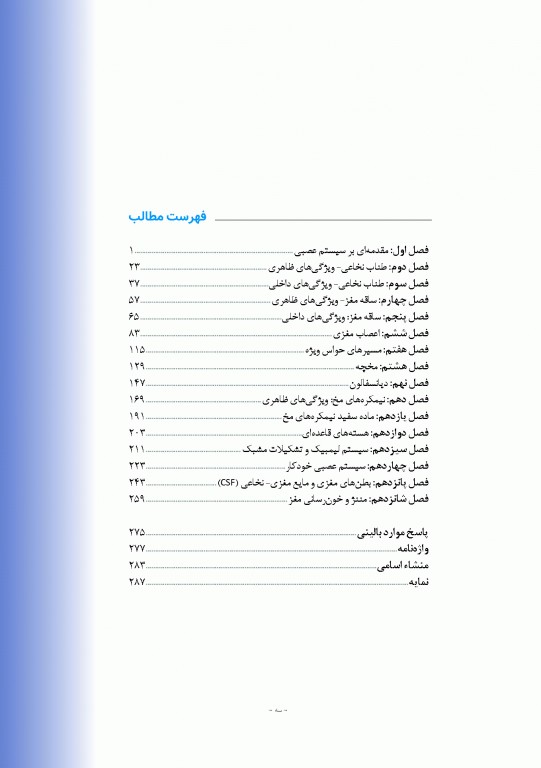 نوروآناتومی انسانی پایه و بالینی ایندر بیرسینگ 2018